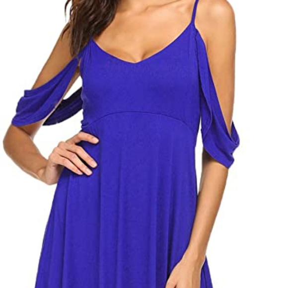 V-neck Spaghetti Strap Dress - Picture 8 of 9